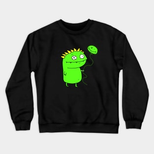 MONSTER HOLDING A BALLOON! Crewneck Sweatshirt